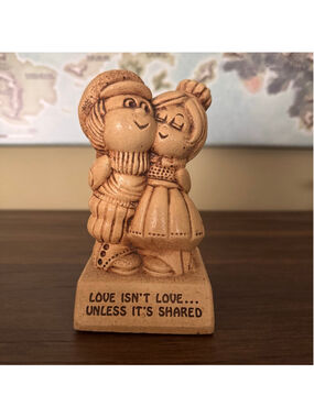 Vintage 1973 Paula Figurine — “Love Isn’t Love Unless It’s Shared”